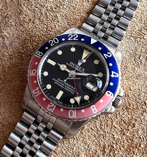 16750 rolex pepsi gmt|vintage rolex 1675 for sale.